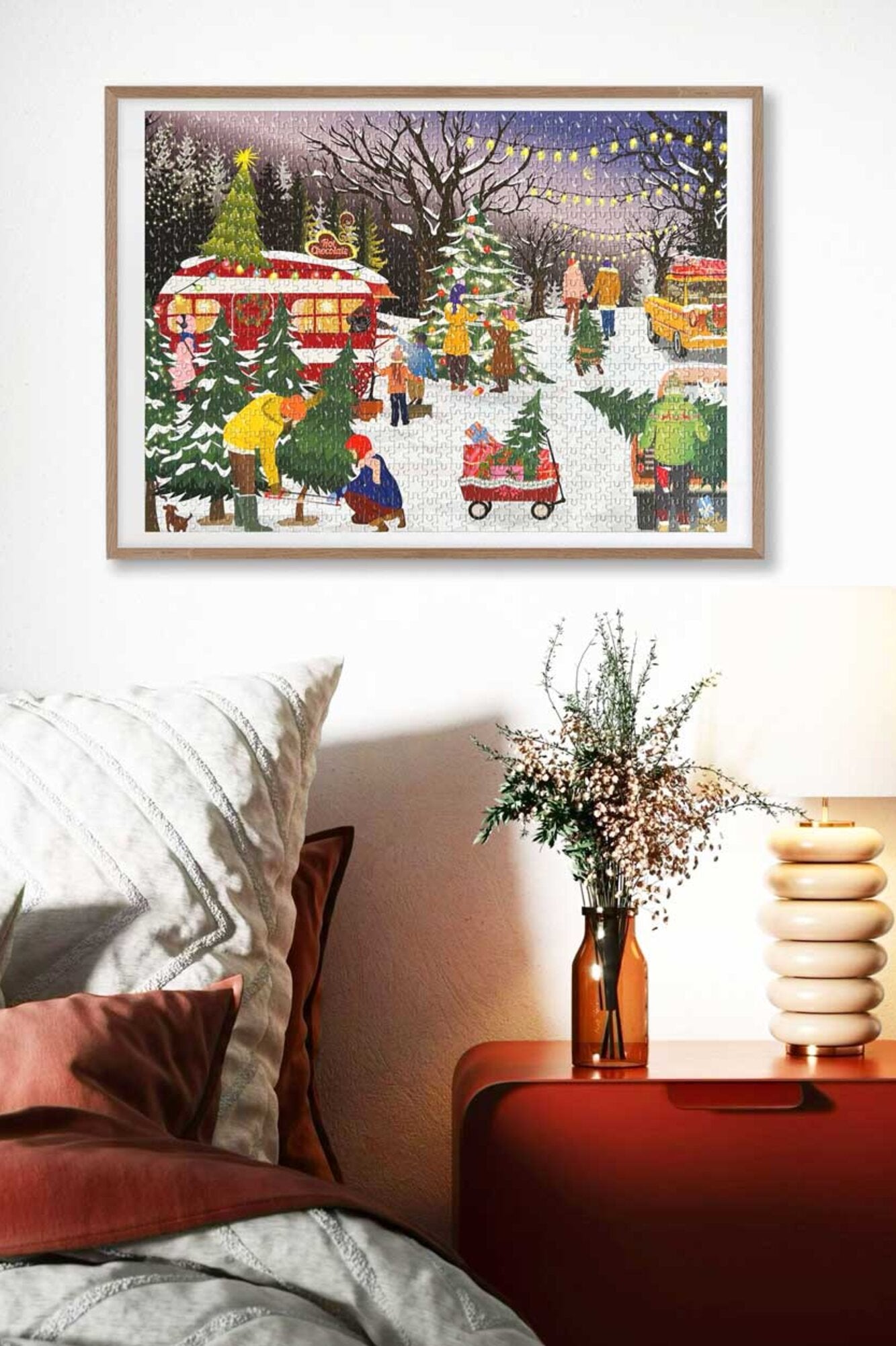 Puslespilsjulekalender - 24 æsker.